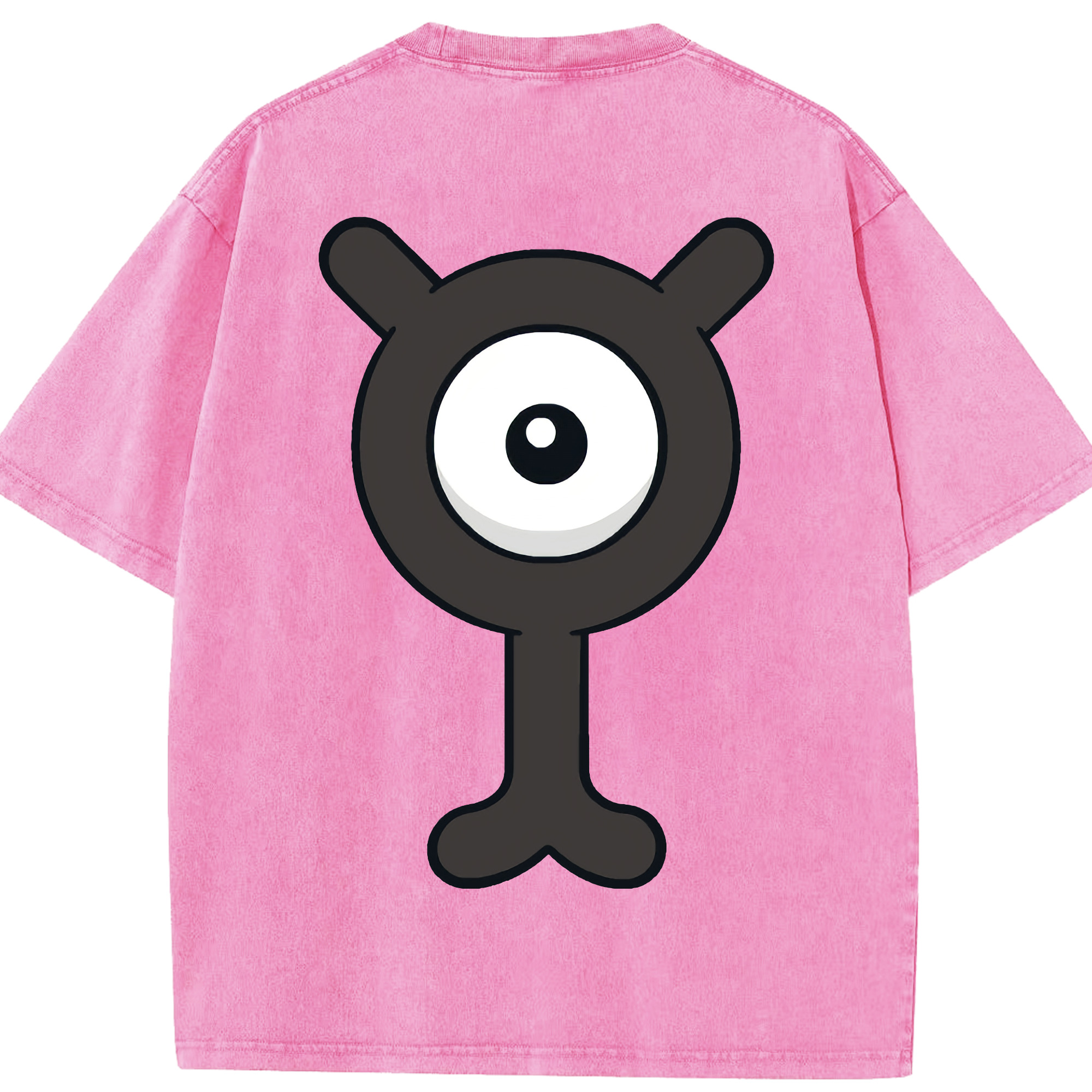 （画像用） ポケットモンスター Pokémon 綿100% ヴィンテージ風 半袖Tシャツ（背面プリント）